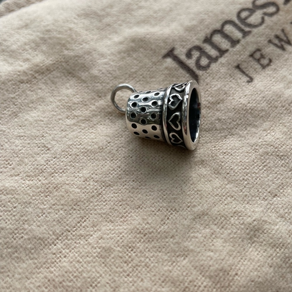 James Avery Sterling silver Oxidized Charm